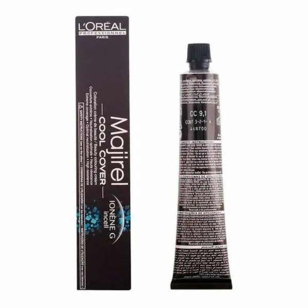 Tinte Permanente Majirel Cool-Cover L'Oreal Professionnel Paris 0000017696 Rubio Claro Ceniza 50 ml