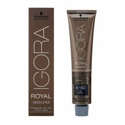 Permanent Anti-Ageing Dye Igora Royal Absolutes Schwarzkopf 4.04579E+1