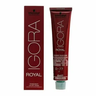 Permanent Dye Igora Royal Schwarzkopf Igora Royal 0-77 Nº 9.0-rubio m