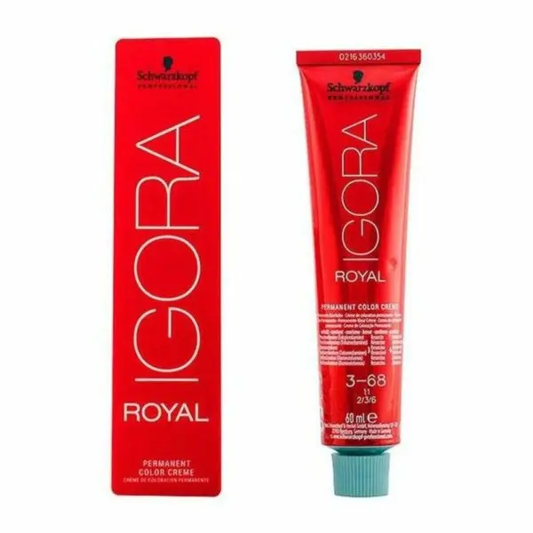 Tinte Permanente Igora Royal Schwarzkopf Igora Royal 3-68 Nº 3-68 Nº 9.0-rubio muy claro Nº 8.0-rubio claro 60 ml