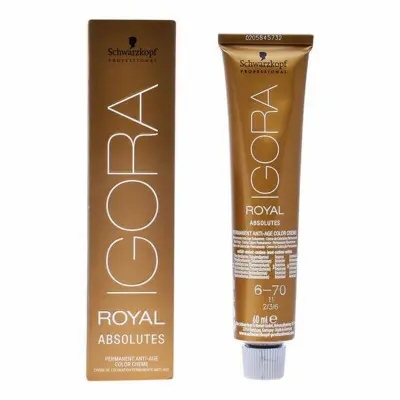 Coloración en Gel Antiedad Igora Absolutes N6-70 Schwarzkopf (60 ml)