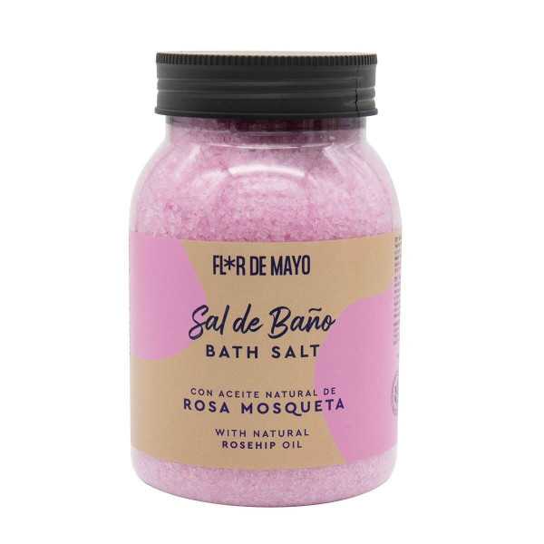 Sales de Baño Flor de Mayo Sal De Baño 650 g Rosa Mosqueta