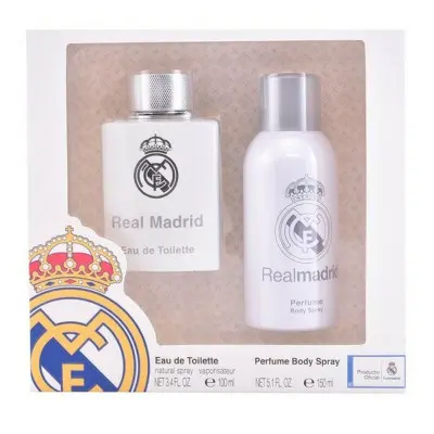 Men's Perfume Set Real Madrid Sporting Brands I0018481 (2 pcs) 2 Piece