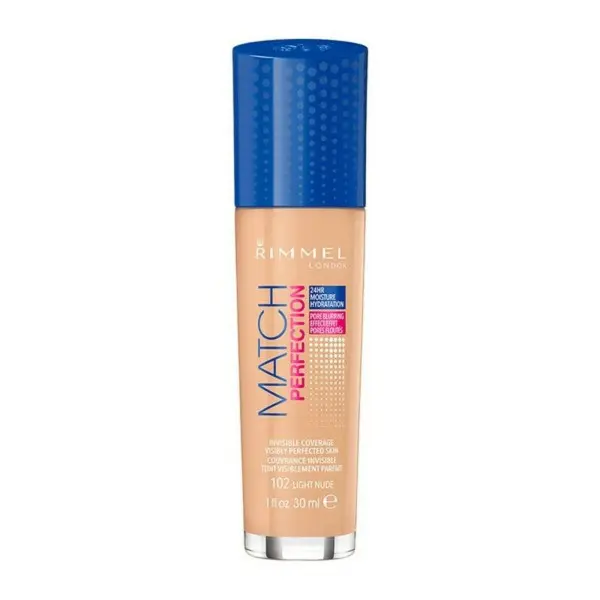 Base de Maquillaje Fluida Match Perfection Rimmel London (30 ml)