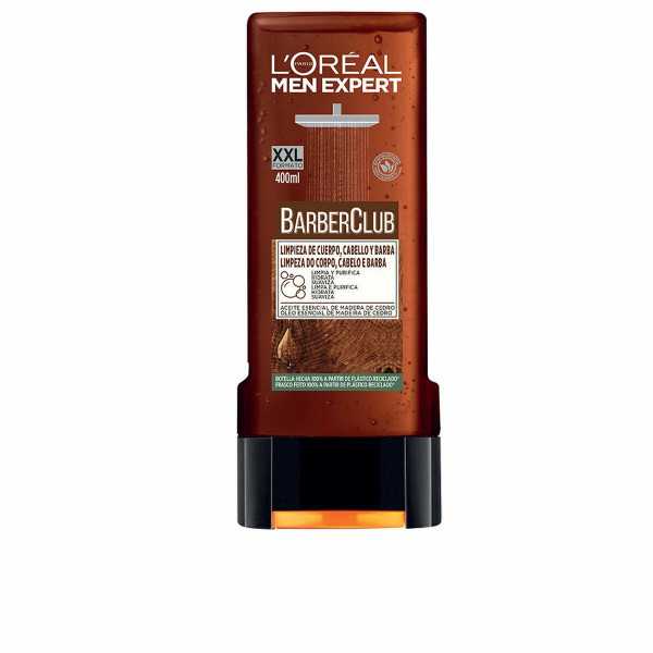 Gel de Ducha Hidratante L'Oreal Make Up Men Expert Barber Club Limpiador (400 ml)