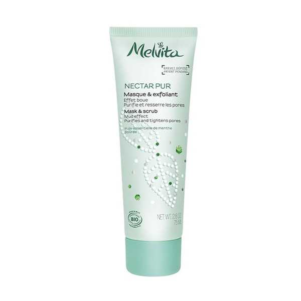 Mascarilla Exfoliante 2 en 1 Melvita Nectar Puro 75 ml