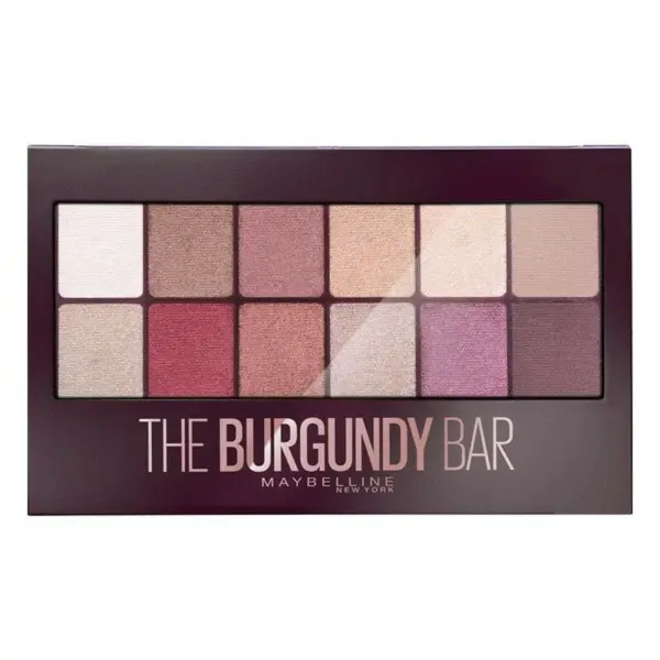 Paleta de Sombras de Ojos The Burgundy Bar Maybelline (9,6 g)