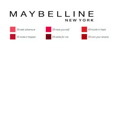 Lipstick Superstay Ink Maybelline