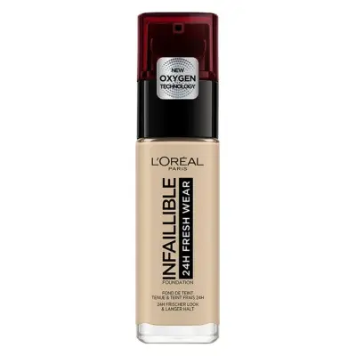 Base de Maquillaje Fluida Infaillible 24H L'Oreal Make Up (30 ml) (30