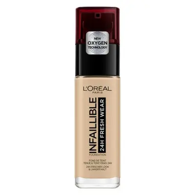 Base de Maquillaje Fluida Infaillible 24H L'Oreal Make Up (30 ml) (30