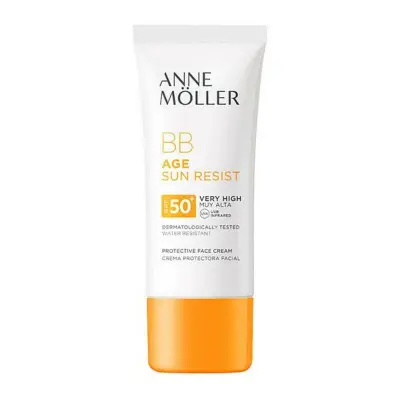 Hydrating Cream with Colour Âge Sun Rerist BB Cream Anne Möller 9000