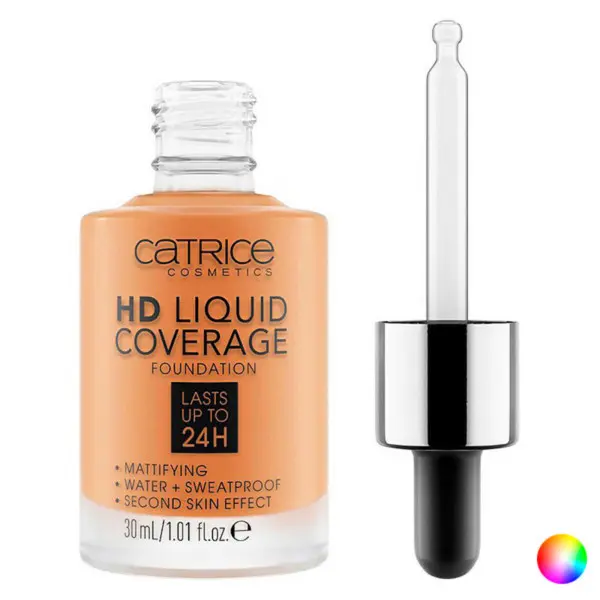 Base de Maquillaje Fluida Hd Liquid Coverage Foundation Catrice