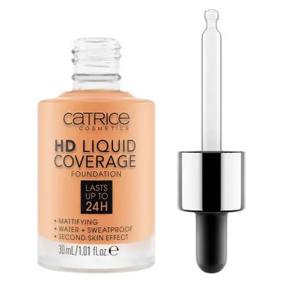 Base de Maquillaje Fluida Hd Liquid Coverage Foundation Catrice