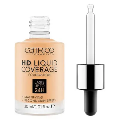 Base de Maquillaje Fluida Hd Liquid Coverage Foundation Catrice