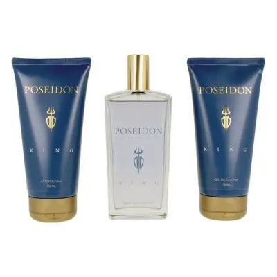 Men's Perfume Set The King Poseidon EDT (3 pcs) (3 pcs)