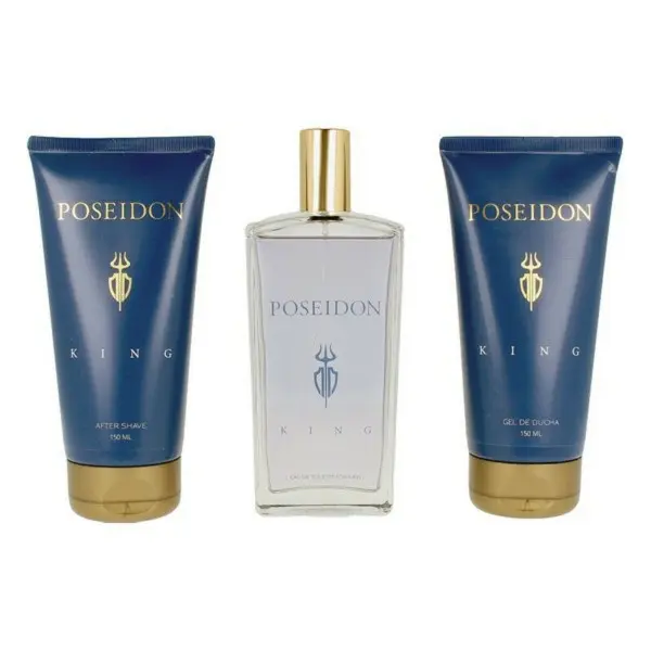 Set de Perfume Hombre The King Poseidon EDT (3 pcs) (3 pcs)