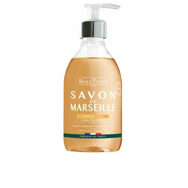 Jabón Líquido Beauterra Marseille Manos Universal Miel Vainilla 300 ml