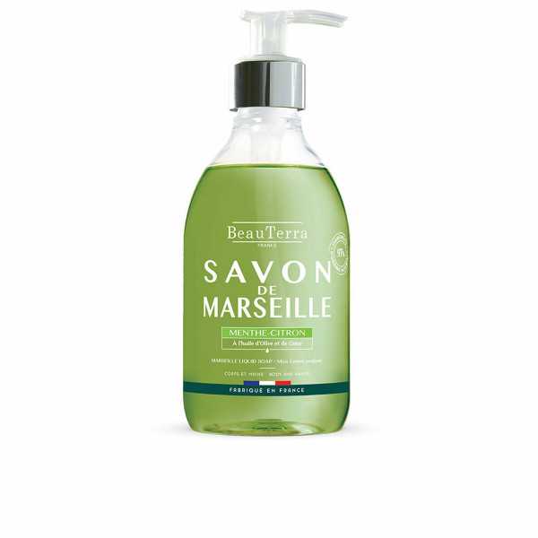 Jabón Líquido Beauterra Marseille Manos Universal Limón Menta 300 ml