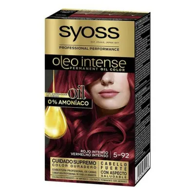 Permanent Dye  Syoss Olio Intense Ammonia-free Nº 5,92 Intense Ruby