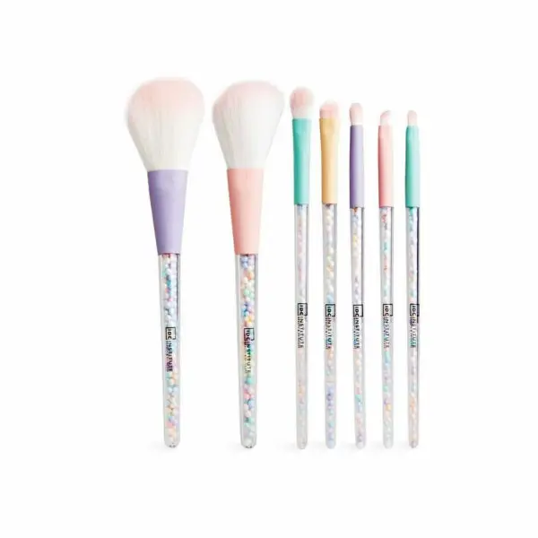 Set de Brochas de Maquillaje IDC Institute Candy Sintético (7 pcs)