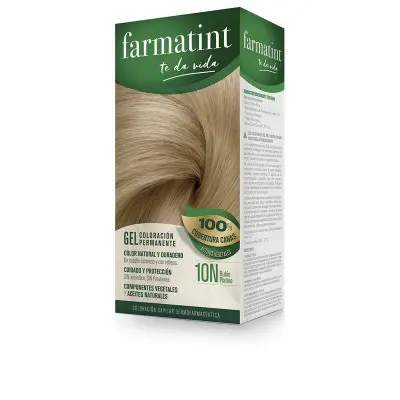 Tinte Permanente Farmatint 10n-Rubio Platino Gel