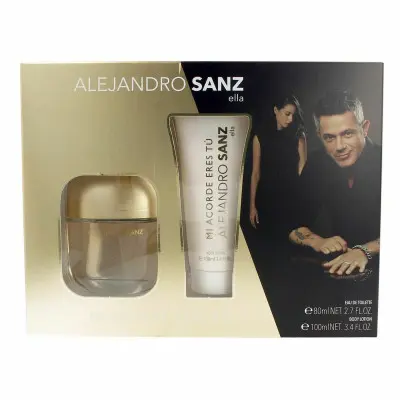 Set de Perfume Mujer Alejandro Sanz Mi acorde eres tú 2 Piezas (2 pcs