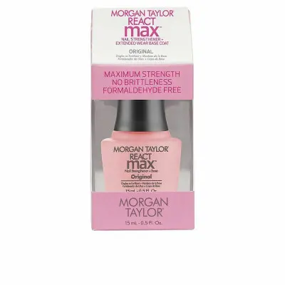 Endurecedor de Uñas Morgan Taylor React Max Original 2 en 1 Capa base