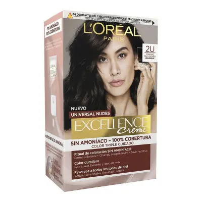 Dye No Ammonia L'Oreal Make Up Excellence 2u-darkest brunette