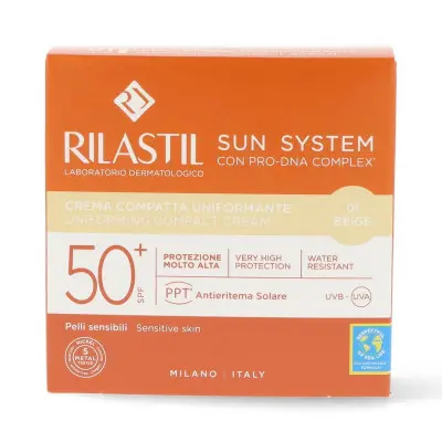 Polvos Compactos Bronceadores Rilastil Sun System Beige 10 g