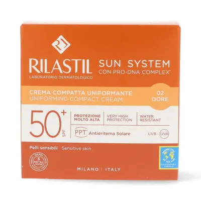 Polvos Compactos Bronceadores Rilastil Sun System Dorado 10 g