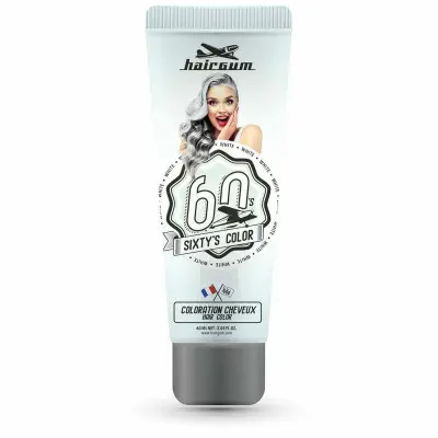 Coloración Semipermanente Hairgum Sixty's Color Blanco (60 ml)