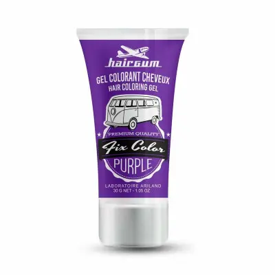 Non-permanent Colour Hairgum Fix Color Purple Styling Gel (30 ml)