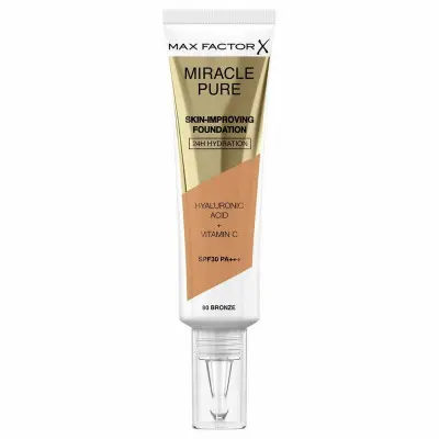 Liquid Make Up Base Max Factor Miracle Pure Spf 30 Nº 80-bronze 30 ml