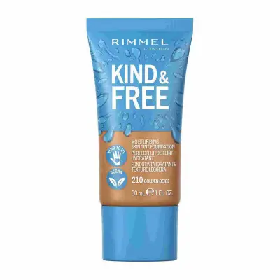 Base de Maquillaje Cremosa Rimmel London Kind & Free 201-classic beige