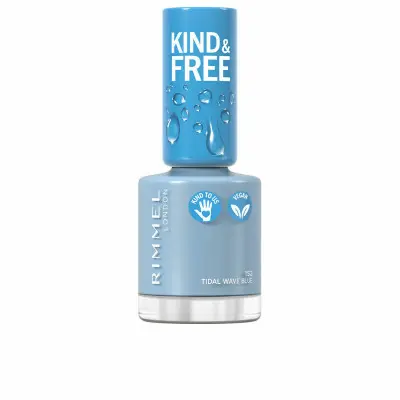 Pintaúñas Rimmel London Kind & Free 152-tidal wave blue (8 ml)