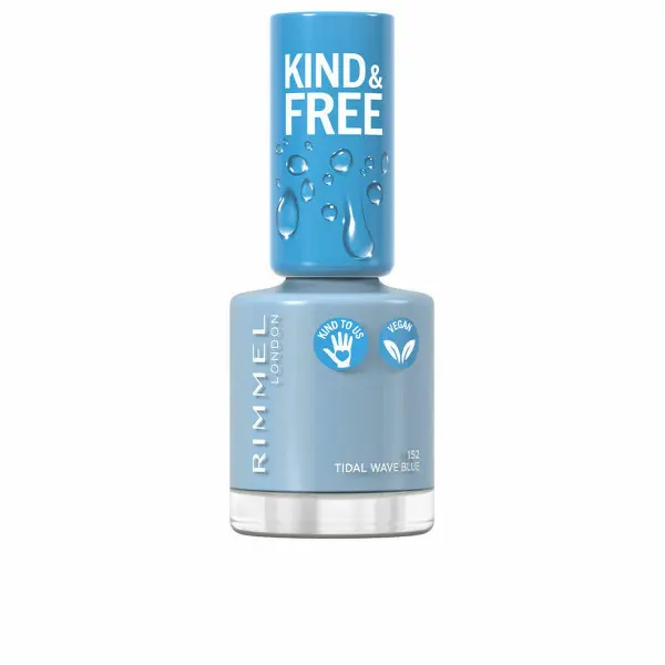 Pintaúñas Rimmel London Kind & Free 152-tidal wave blue (8 ml)