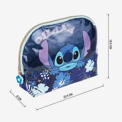 Neceser de Viaje Stitch Azul Poliuretano