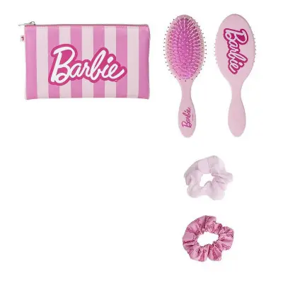 Set de Belleza Barbie Rosa claro Multicomposición 4 Piezas