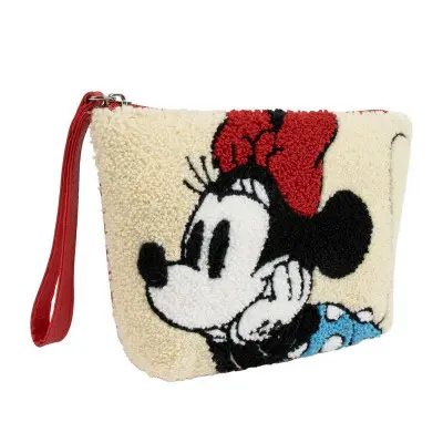 Neceser de Viaje Minnie Mouse Rosa 100 % poliéster 22 x 14 x 6 cm