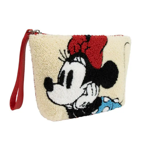 Neceser de Viaje Minnie Mouse Rosa 100 % poliéster 22 x 14 x 6 cm