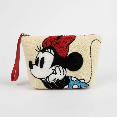 Neceser de Viaje Minnie Mouse Rosa 100 % poliéster 22 x 14 x 6 cm