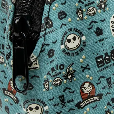 Neceser de Viaje The Nightmare Before Christmas Negro 100 % Poliuretan