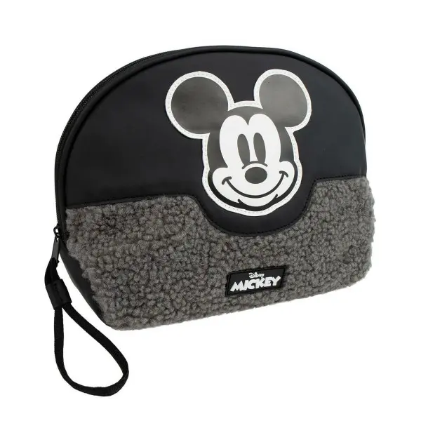 Neceser de Viaje Mickey Mouse Negro 100 % poliéster 28 x 19 x 6 cm