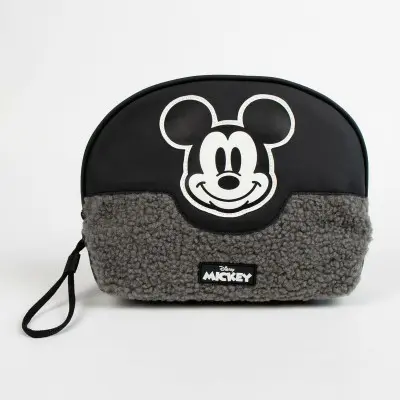 Neceser de Viaje Mickey Mouse Negro 100 % poliéster 28 x 19 x 6 cm