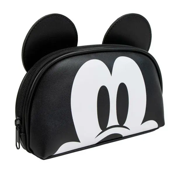 Neceser de Viaje Mickey Mouse Negro 100 % Poliuretano 23 x 10,5 x 5,5 cm