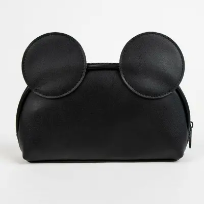 Neceser de Viaje Mickey Mouse Negro 100 % Poliuretano 23 x 10,5 x 5,5