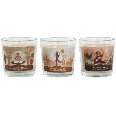 Scented Candle Home ESPRIT Urban 60 g (3 Units)