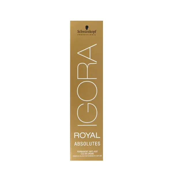 Tinte Permanente Antiedad Igora Royal Absolutes Schwarzkopf 7-140 (60 ml)