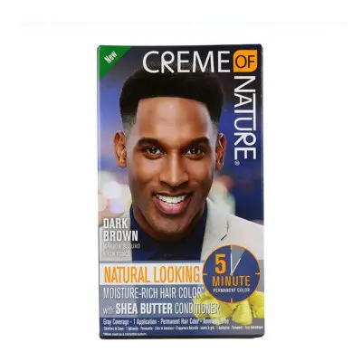 Tinte Permanente Mens Color Creme Of Nature Dark Brown 2Oz