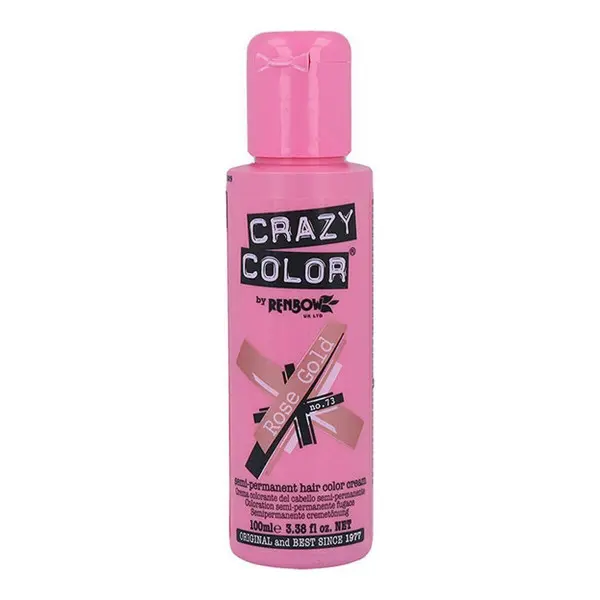 Tinte Semipermanente Pink Gold Crazy Color Nº 73 (100 ml)